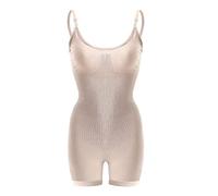 Generico Guaina Contenitiva Donna Pantaloncino Tutina Modellante per Corpo da Donna Sostegno per Seno Femminile Raccogliere Corsetto Dopo Parto Collezione Culotte Donna Vita Alta Mutande (Beige, M)