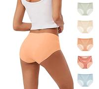 Generico Guaina Modellante Donna Post Parto da Donna in Colori Misti, Confezione da 5, Senza Tracce, Popolare, Confortevole e Traspirante Guaina Modellante Donna Snellente (Blue, L)