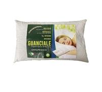 Generico Guanciale fiocco di memory - Cuscino Memory Foam Traspirante Guanciale Ortopedico Anallergico e Antiacaro - Dimensione 74X42 H 16 cm - Made in Italy 100%