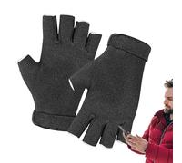 Generico Guanti A Dita Scoperte Per Donne - Mittoni Invernali A Mezzo Con Compressione,Guanti Termici per la Guida | Per Guida Ciclismo Invernale Lavoro Sport Donne Uomini Escursionismo