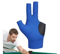 Generico Guanti a tre dita - Guanti da biliardo unisex a tre dita - da biliardo universali per il gioco del per mano sinistra o destra