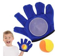 Generico Guanti appiccicosi che giocano a palla giocattolo, Beach Toss Catch Toy Set Beach Ball Catch Guanti Pagaia, Giocattoli a Giocattolo a sfera appiccicoso per genitori, bambini
