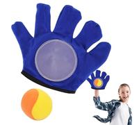 Generico Guanti appiccicosi che giocano a palla giocattolo, Beach Toss Catch Toy Set Beach Ball Catch Guanti Pagaia, Giocattoli a Giocattolo a sfera appiccicoso per genitori, bambini