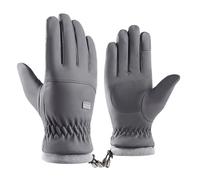 Generico Guanti Caldi,Guanti Touchscreen Impermeabili per il Freddo - Mittens Antiscivolo Isolati Regolabili per Corsa Trekking Sci sulla Neve