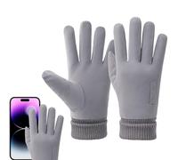 Generico Guanti Caldi Per Uomini - Muffole Termiche Impermeabili Al E Antiscivolo - Guanti Da Neve Invernali Con Protezione Dal Freddo - per Adulti Esterni Sport Invernali Sci Commuting Quotidiano