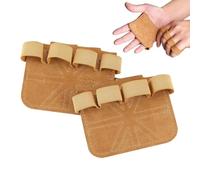 Generico Guanti da allenamento per sollevamento pesa uomo donna, protezioni per le mani in pelle, guanti da palestra traspiranti a mani nude per sollevamento pesa, canottaggio, allenamento fitness