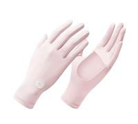 Generico Guanti da donna con protezione solare a copertura totale, perfetti per ciclismo e manicure Guanti per lampada solare per manicure