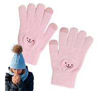 Generico Guanti da Donna per l'Inverno - Manopole Morbide per Ciclismo e Touchscreen | Guanti Caldi a Dita Intere per le Donne | Per Scrivere Messaggi, Guidare, Andare in Bicicletta, Lavoro e Sport