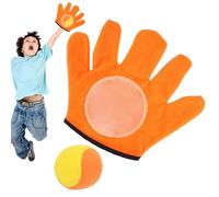 Generico Guanti da esterno Catch Ball Toy - Giocattoli a Set da esterno Catch Game Toss Toy | Palla giocattolo da spiaggia che gioca a Toss Game Ball Stress Toys for Outdoor