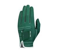 Generico Guanti da golf da uomo, misto pelle di agnello e microfibra, mano sinistra, bianco, elasticizzati, traspiranti, antiscivolo, ad asciugatura rapida(Dark Green,23)