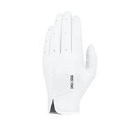 Generico Guanti da golf da uomo, misto pelle di agnello e microfibra, mano sinistra, bianco, elasticizzati, traspiranti, antiscivolo, ad asciugatura rapida(White,24)