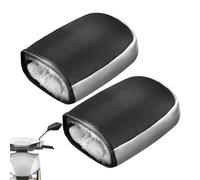 Genérico Guanti da manubrio per moto, invernali, impermeabili, isolanti e impermeabili, per moto, per scooter e moto