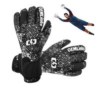 Generico Guanti da Portiere per Calcio | Comodi Ad Alto Rendimento Riutilizzabili e Traspiranti - Guanti Da Calcio Con Protezione Per Le Dita | Per Ragazzi Bambini Adolescenti e Famiglie