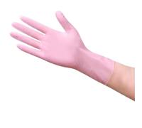 Generico Guanti domestici in nitrile for uso alimentare - Elevata elasticità, resistenti all'acqua e all'olio for lavori di cucina e pulizia(Standard 9in pink)