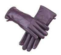 Generico Guanti in pelle - Guanti touchscreen invernali foderati in pile, Guan touchscreen da donna | Guat da guida caldi, elegant gnt invernali per guidare, mandare, andare in bicicletta, andare a