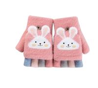 Generico Guanti invernali foderati e isolanti da uomo per ciclismo e moto all'aperto - Guanti in cotone PU compatibili con touch screen