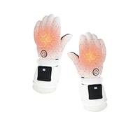 Generico Guanti Invernali Riscaldati | con Display Digitale - Guanti Termici Impermeabili Regolabili,Per Uomini Donne Anziani Sci Snowboard Motociclismo Ciclismo Corsa Lavoro Guida