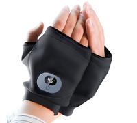 Generico Guanti Invernali Riscaldati,Scaldamani Senza Dita con Display Digitale a 3 Livelli - Muffola Elettrica Riscaldante per Esterno,per Campeggio Ciclismo Corsa All'aperto Guida Escursionismo Sci