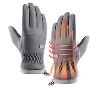 Generico Guanti Invernali Uomini | Guanti Touchscreen Impermeabili per Inverno,Mittens Antiscivolo Isolati Regolabili per Corsa Trekking Sci sulla Neve