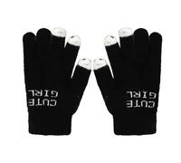 Generico Guanti Lavorati a Maglia - Touchscreen Con Riscaldamento | Guanti Caldi | Per Sci, Running all'Aperto, Snowboard, Pendolari, Guida, Passeggiate con il Cane, Festival, sul Ghiaccio