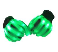 Generico Guanti Luminosi - Guanti Da A LED, Guantti Con Flash Con 7 Modalità, Guantii Luminosi A LED,Set Di Guantii Lampeggianti Luminosii, Costume Natalizio Luminoso Per Feste Discoteca