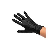 Generico Guanti monouso in nitrile nero for la pulizia della casa, il parrucchiere e il bagno degli animali domestici(S,50PCS)