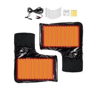 Generico Guanti Per Manubrio Per Motocicletta | Guanti Antivento 12V - Per Manubrio Moto Impermeabili Con Temperatura Costante - Per Inverno Scooter ATV Moto Pendolarismo Motoslitte Auto Elettrica