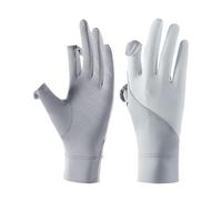 Generico Guanti Protezione Solare - Maniche Antiscivolo UPF 50+ Senza Dita,Touchscreen Guanti Protettivi UV,per Viaggi Golf Running Kayaking Estate