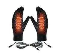 Generico Guanti Riscaldati Elettrici - USB Riscaldanti per Inverno con Touchscreen,Abbigliamento Sportivo Caldo 3 Modalità Per Freddo Uomini Donne Unisex Ragazzi