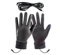 Generico Guanti Riscaldati - Guanti Invernali Riscaldati USB - Touchscreen 3 Livelli Calore per Freddo Guidare Motociclismo Sci Ciclismo Neve
