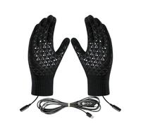 Generico Guanti Riscaldati USB - Guanti Riscaldati USB Con Dita Touchscreen,Abbigliamento Sportivo Caldo 3 Modalità Per Freddo Uomini Donne Unisex Ragazzi