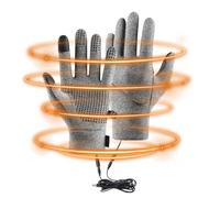 Generico Guanti Termici Invernali - Moffole Riscaldanti Con Ricarica USB - Guanti per Escursionismo Invernale Resistente al con Ricarica USB e Touchscreen - Per Ciclismo sulla Neve Motocicletta Guida