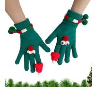 Generico Guanti Termici Per Donne | Traspirante Antivento Riscaldante Con Motivo Occhio E Cappello - Guanti A Dita Intere - Per Uomini Donne Amici Casa Outdoor Pendolarismo Quotidiano Viaggio