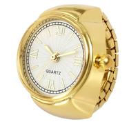 Generico Guarda Ring - Mini Finger Watch | Per Uomini E Donne | Elegante Quadrante Rotondo | Orologio Anello | Accessorio Di Moda Unico Per Feste | Date | Vacanze | Abbigliamento Casual O Regali