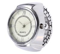 Generico Guarda Ring - Mini Finger Watch | Per Uomini E Donne | Elegante Quadrante Rotondo | Orologio Anello | Accessorio Di Moda Unico Per Feste | Date | Vacanze | Abbigliamento Casual O Regali