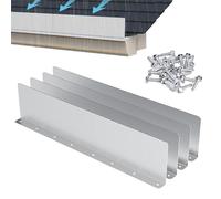 Generico Guardie Splash della Valle della Grondaia in Alluminio - Gutter di Copertura, Deviatore di Pioggia del Tetto per Downspout | di Deflettore A Flusso d'Acqua dei Tetti per La Protezione del