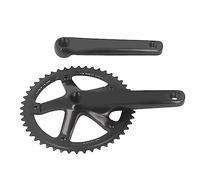 Generico Guarnitura in Lega di Alluminio, Bicicletta A Scatto Fisso Leggera E Resistente, Design Ad Alta Resistenza con Fresatura CNC, Protezione dagli Urti Anodizzata