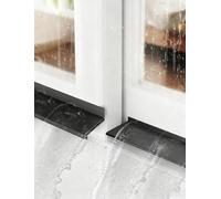 Generico Guarnizione autoadesiva angolare da 135°, impermeabile, protezione dalle intemperie e dalla pioggia, previene le perdite for finestre scorrevoli, finestre a battente e veicoli(500cm/16.4ft)