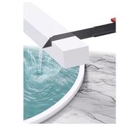 Generico Guarnizione Autoadesiva for Piatto Doccia, Barriera d'Acqua for Pavimento Doccia, for Pavimento del Bagno, sotto il Lavabo, lavello della Cucina, 5x200 cm/2x78 Pollici(1.5cm,5x200cm/2x78in)