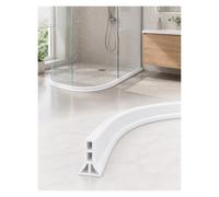 Generico Guarnizione Doccia Flessibile Autoadesiva per Vasca E Lavabo, Tagliabile(H: 7 cm,L：180 cm)
