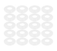 Generico Guarnizioni per Bottiglie a Vite 10 Pezzi in Plastica Bianca Rondelle Sigillanti Anti-Perdita per Bottiglie di Birra Succhi e Bevande Accessori Sostitutivi per Uso Domestico e