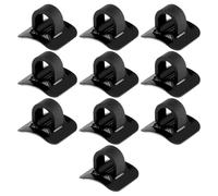 Generico Guida Cavo Bici - 10 Set Morsetti Cavo con Base Lega Resistente, Lega Alluminio - Facile Installazione Multifunzionale Clip Filo con Nastro Doppia Faccia per Freno Cambio Deragliatore