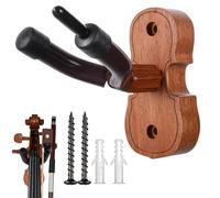 Generico Guitar Hangers - Guitar Wall Hanger Waall Mount | Mount for All Headstock | Adjustable Wall Hook for Acoustic, Electric, Bass Guitars, Rubber Padded Arms, Easy Install Guittar Holder