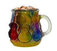 Generico Guitar Mug, 11oz Musical Notes Design Guitar Violin Coffee Mugs, Novelty Music Themed Mug, My mind is so hyped up, I just can't stop, Music Gift for Friend,Men,Women, Teacher Musicians