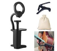 Generico Guitar or Ukulele Magnetic Phone Holder, Explainout Phone Holder for Guitar, Adjustable Cell Mount, for Live Broadcast Teaching Video Recording (1pc)
