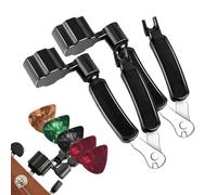 Generico Guitar Winder - with Picks Non-Slip Cutter - 2-Piece Guitar Bridge Peg Tuner - for Musicians Guitarists Beginner Studio Performances Music Lessons Home Stage Shows