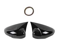Generico Guscio Protettivo Specchietto per Ford per Fiesta Mk7 2008 2009 2010-2017 Coppia Retrovisore Laterale Copertura Specchio Ala cap Porta Vista Posteriore Caso Trim
