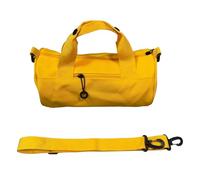 Genérico Gym Bag - Drawstring Backpack, Sports Backpack | Water- Material, Robust, Easy To Clean, Zipped Compartment Inside, Adjustable Shoulder Strap, Perfect For The Gym, School, Or Leisure, Giallo