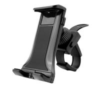 Generico Gym Handlebar Tablet, Phone Mount, Treadmill Tablet Holder, 360 Degree Rotation, Adjustable Secure Grip, Ideal for Fitness Equipment Use, Size 6.77 Inches, Black Color, 1 Piece