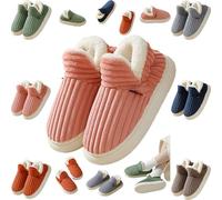 Generico Hadanceo Sunshine Cloud Slippers-Cozy Fuzzy Plush Slipper, Casual Warm Cotton Boots Home Shoes (Pink,33)